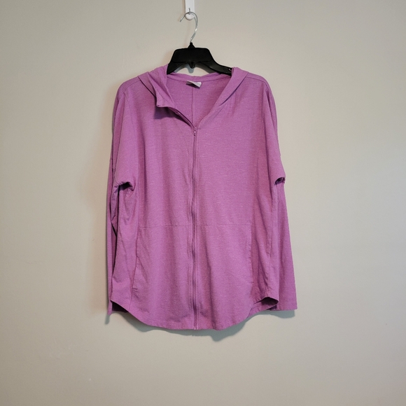 Columbia Thin Jacket with Hood Purple Size XL - Picture 1 of 5